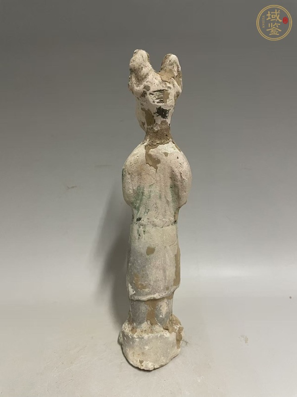 古玩陶瓷唐·丫鬟俑真品鑒賞圖