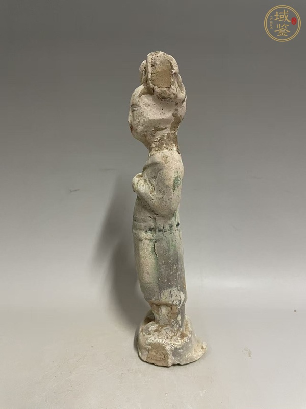 古玩陶瓷唐·丫鬟俑真品鑒賞圖