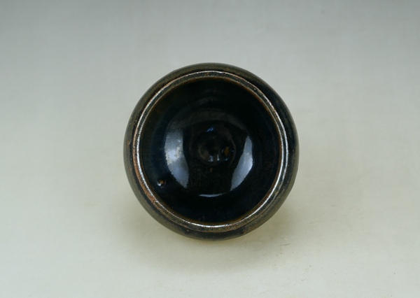 古玩陶瓷明代.兔毫釉水盂（文房雅器）拍賣，當前價格34元