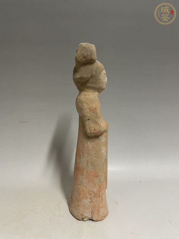 古玩陶瓷唐·丫鬟俑真品鑒賞圖
