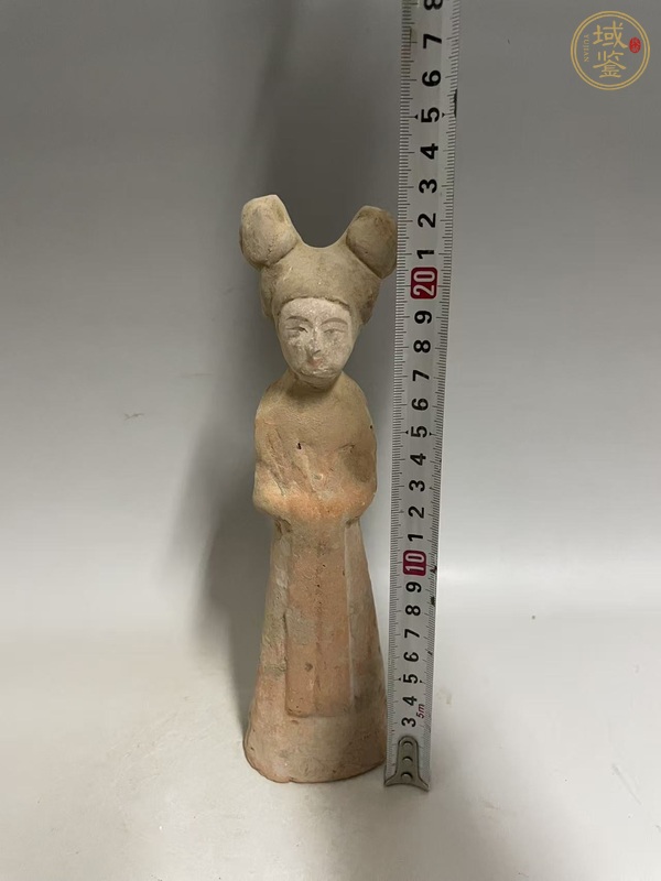 古玩陶瓷唐·丫鬟俑真品鑒賞圖