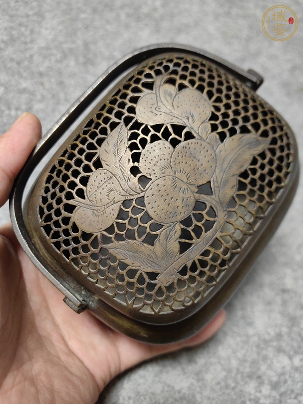 古玩銅器手爐真品鑒賞圖