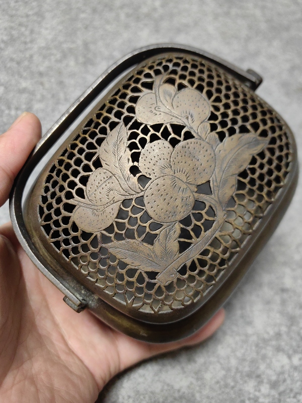 古玩銅器清晚期-手爐拍賣，當前價格1666元