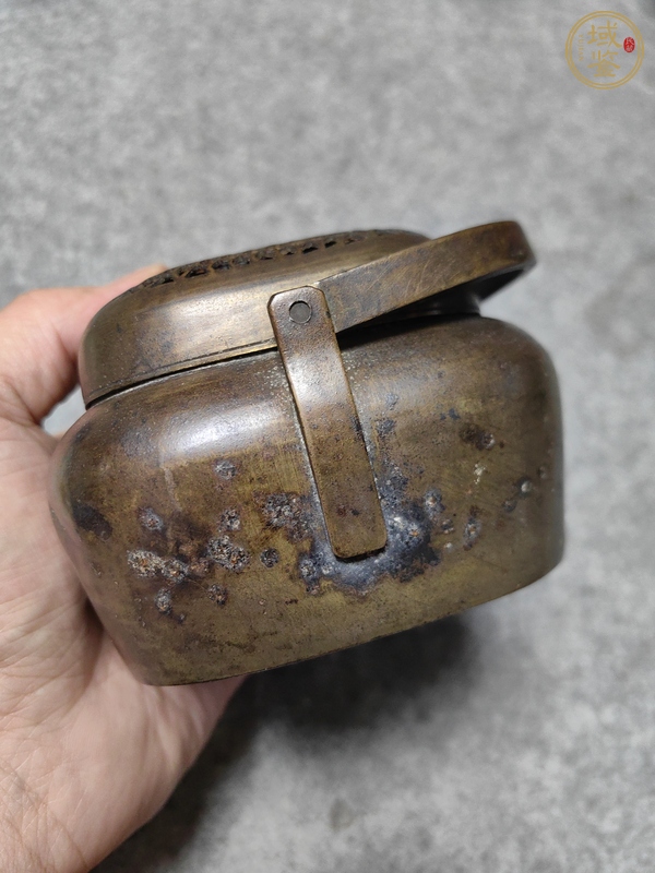 古玩銅器手爐真品鑒賞圖