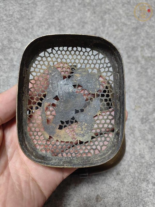 古玩銅器手爐真品鑒賞圖