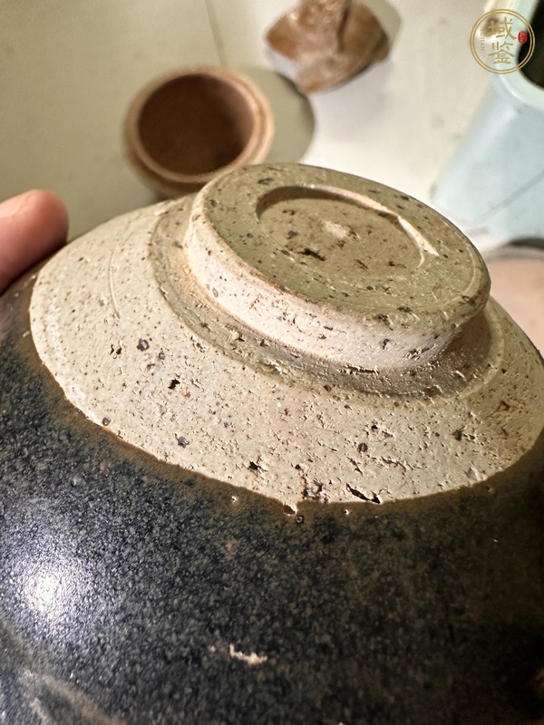 古玩陶瓷醬釉碗真品鑒賞圖