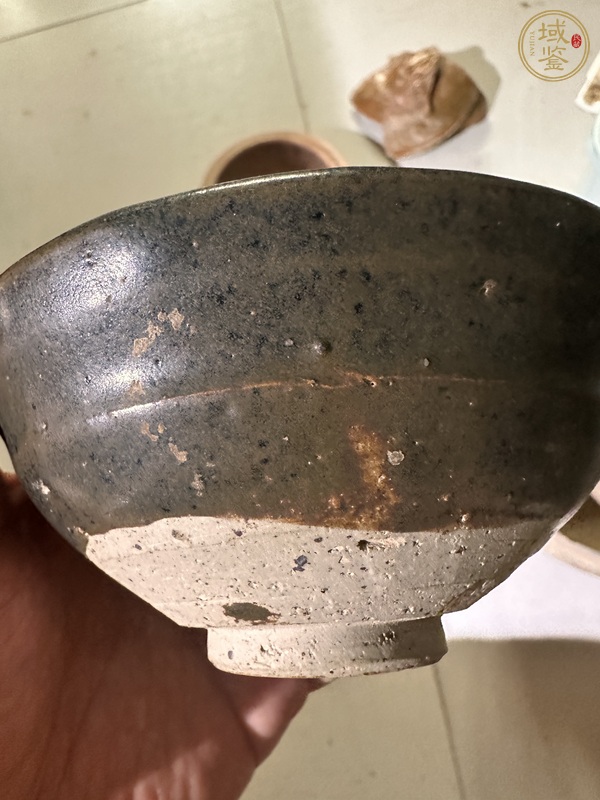 古玩陶瓷醬釉碗真品鑒賞圖