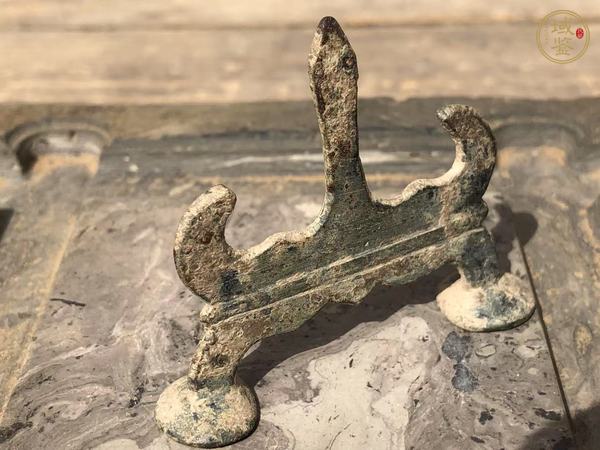 古玩銅器筆架真品鑒賞圖