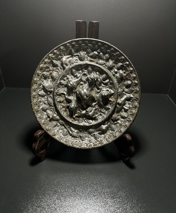 古玩銅器唐·海獸葡萄鏡拍賣，當前價格25000元