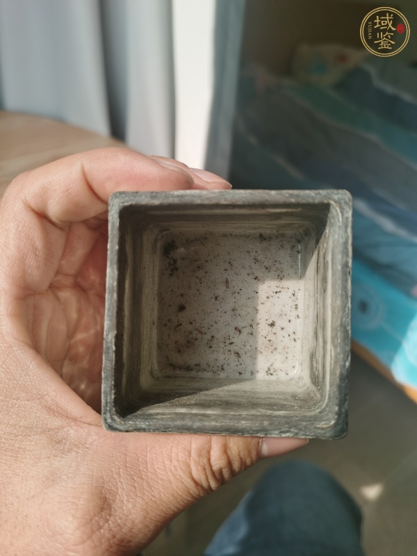 古玩陶瓷汪照黎款淺絳彩文房真品鑒賞圖