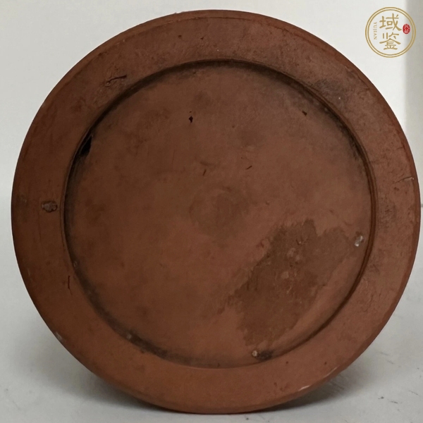 古玩雜項(xiàng)紫砂帽筒真品鑒賞圖
