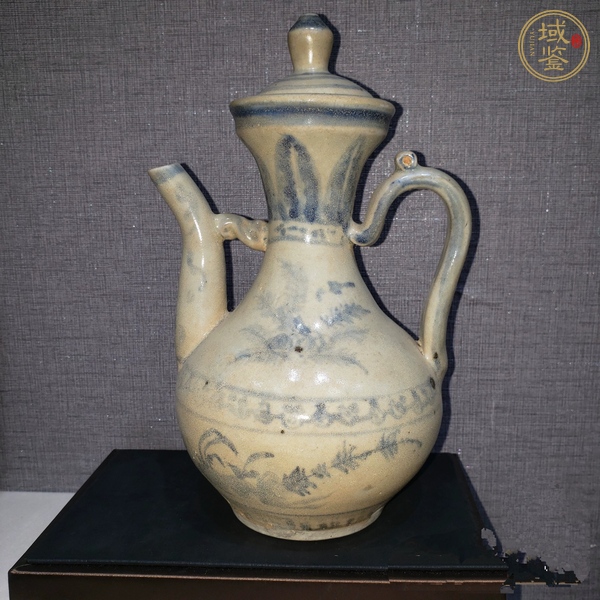 古玩陶瓷青花執壺真品鑒賞圖
