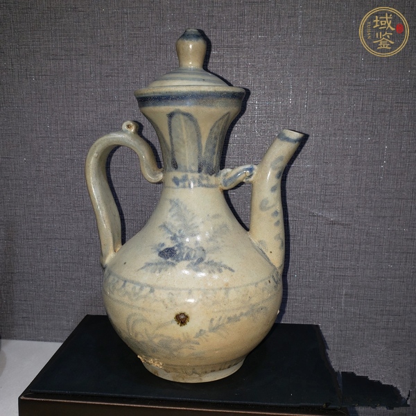 古玩陶瓷青花執壺真品鑒賞圖
