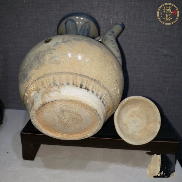 古玩陶瓷青花執壺真品鑒賞圖