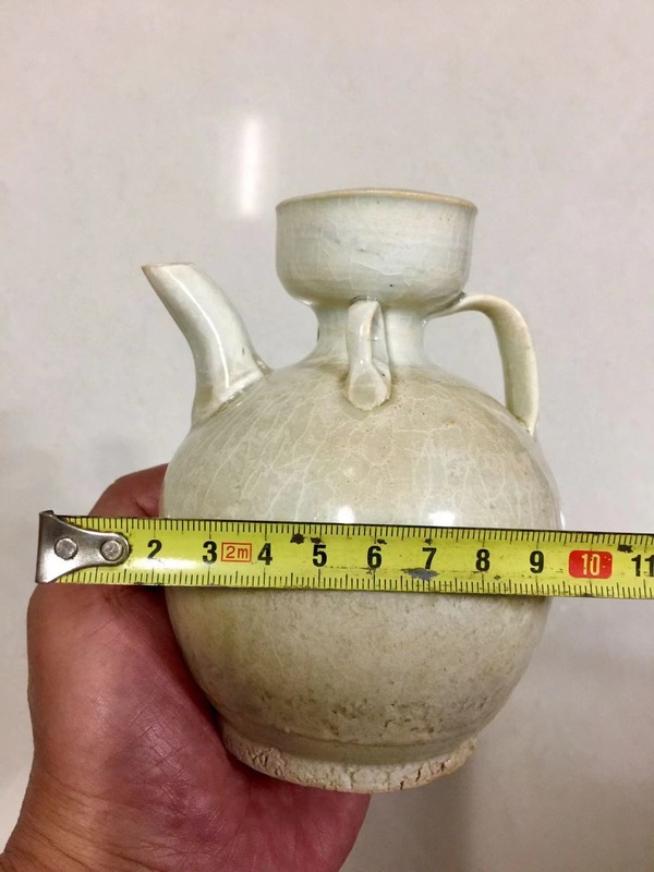 古玩陶瓷青白釉盤口執壺拍賣，當前價格5888元