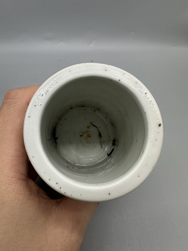 古玩陶瓷民國刻瓷八仙人物筆筒拍賣，當前價格1500元