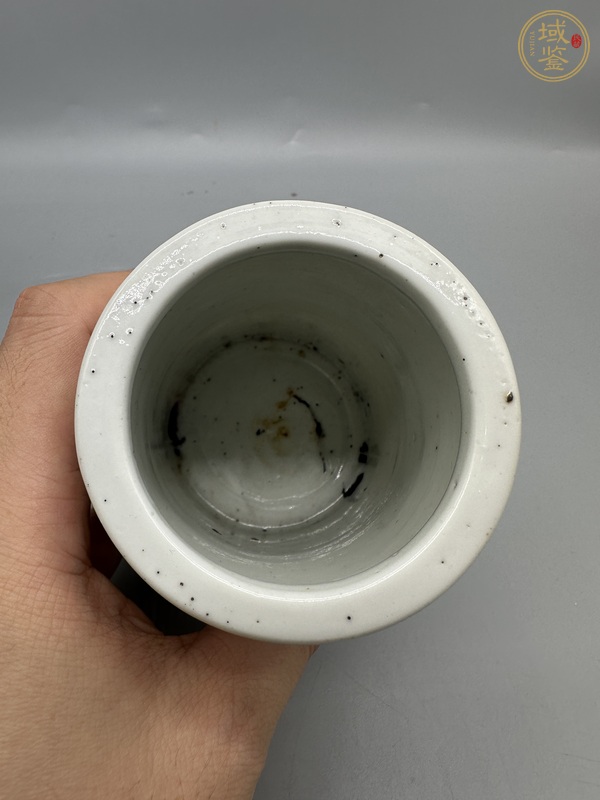 古玩陶瓷八仙圖筆筒真品鑒賞圖