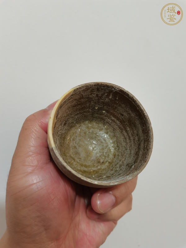 古玩陶瓷青釉杯真品鑒賞圖