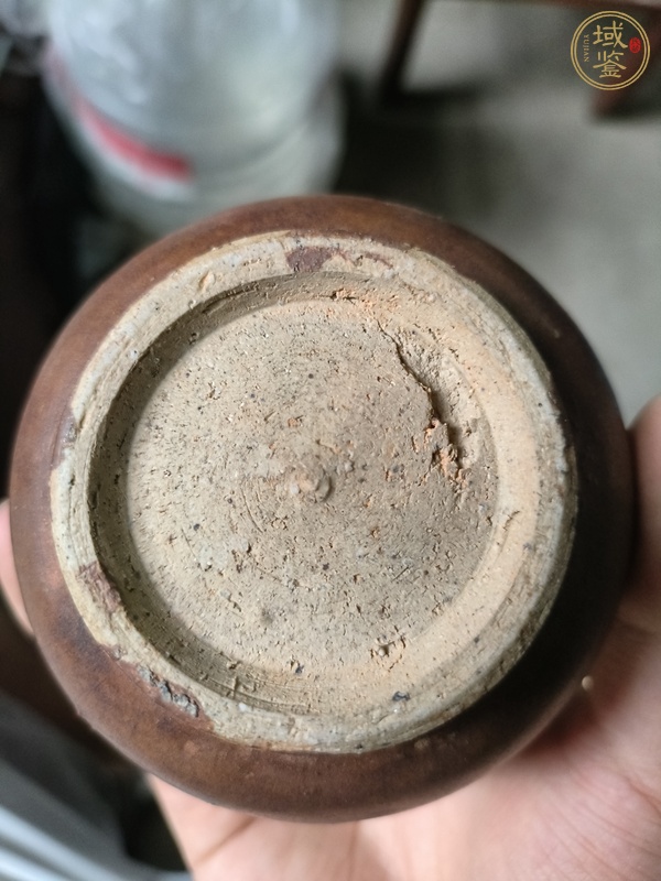 古玩陶瓷清代地方窯口紫金釉執(zhí)壺真品鑒賞圖