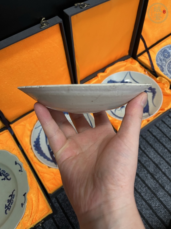 古玩陶瓷影青模印雙魚碗真品鑒賞圖