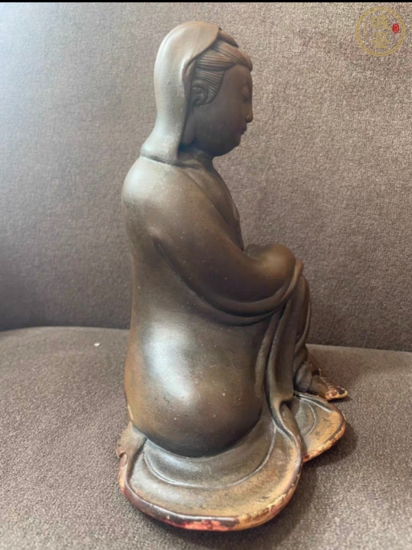 古玩陶瓷觀音菩薩造像真品鑒賞圖