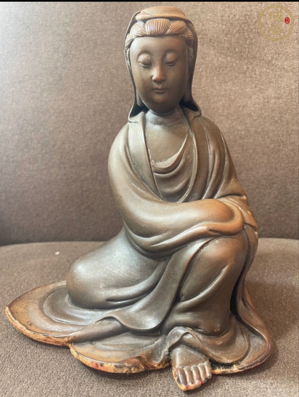古玩陶瓷觀音菩薩造像真品鑒賞圖