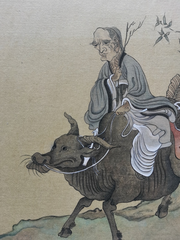 古玩字畫南京國畫院著名畫家徐樂樂高士圖拍賣，當前價格12000元