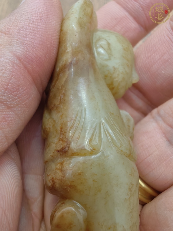 古玩玉器和田玉童子真品鑒賞圖