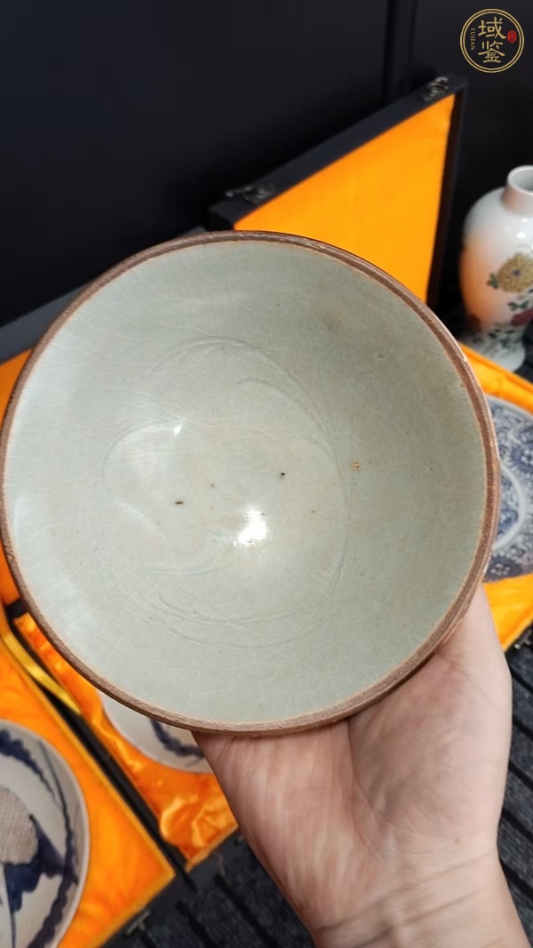 古玩影青刻花碗真品鑒賞圖