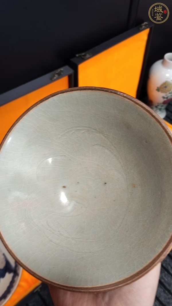 古玩陶瓷影青刻花碗真品鑒賞圖