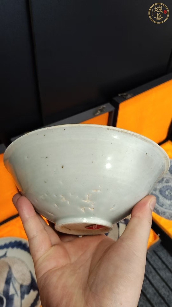古玩陶瓷青白釉刻劃花碗真品鑒賞圖