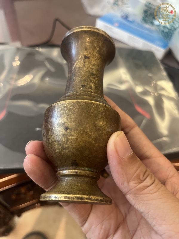 古玩銅器銅瓶真品鑒賞圖