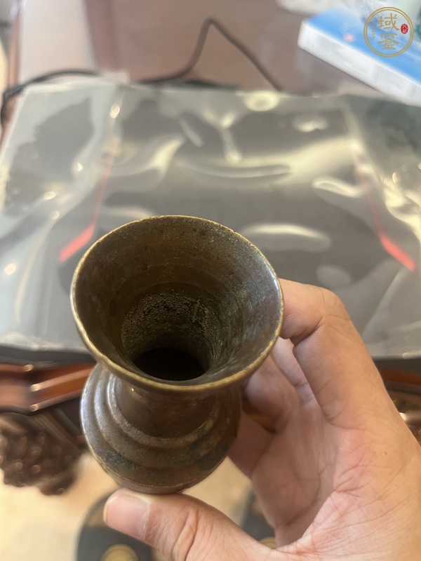 古玩銅器銅瓶真品鑒賞圖