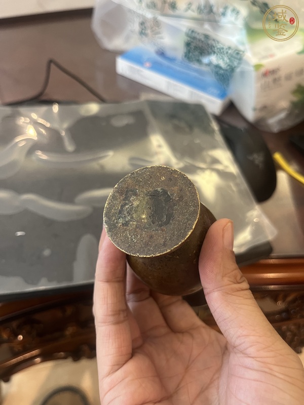 古玩銅器銅瓶真品鑒賞圖