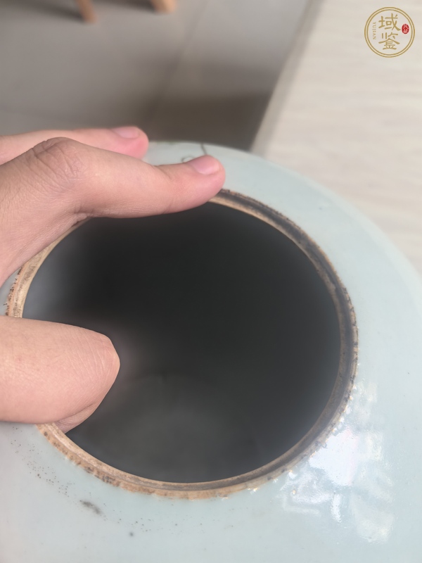 古玩陶瓷樵漁耕讀冬瓜罐真品鑒賞圖