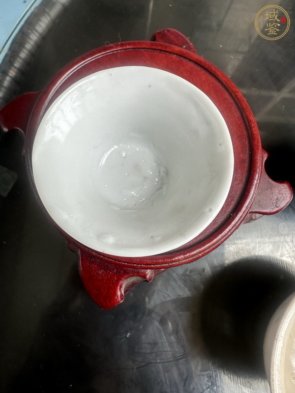 古玩陶瓷晚明白釉馬蹄杯真品鑒賞圖