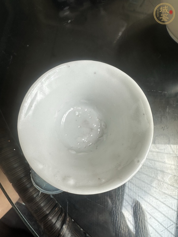 古玩陶瓷晚明白釉馬蹄杯真品鑒賞圖