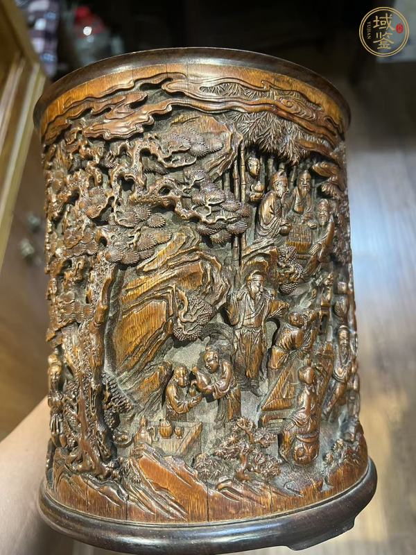 古玩雜項筆筒真品鑒賞圖