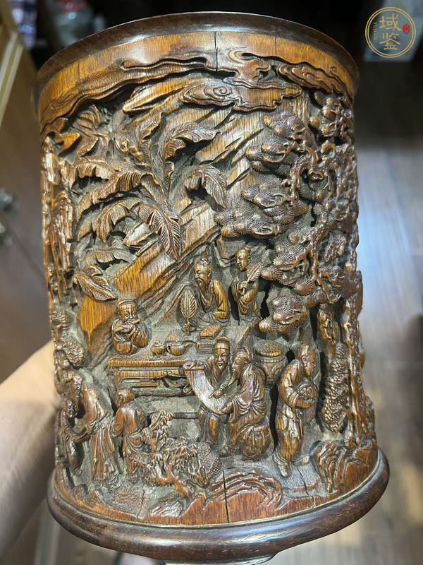 古玩雜項筆筒真品鑒賞圖