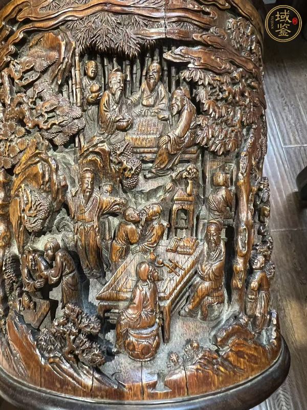 古玩雜項筆筒真品鑒賞圖