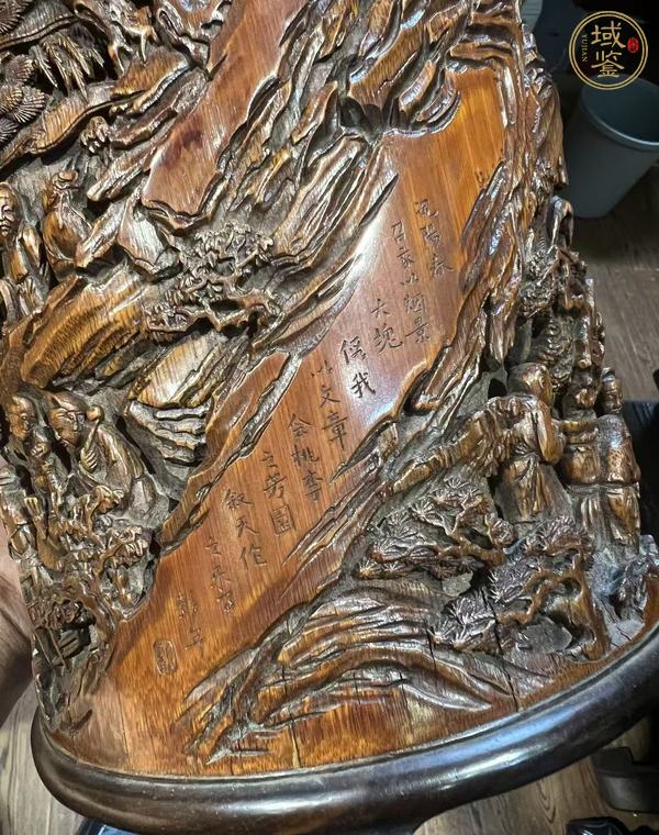 古玩雜項筆筒真品鑒賞圖