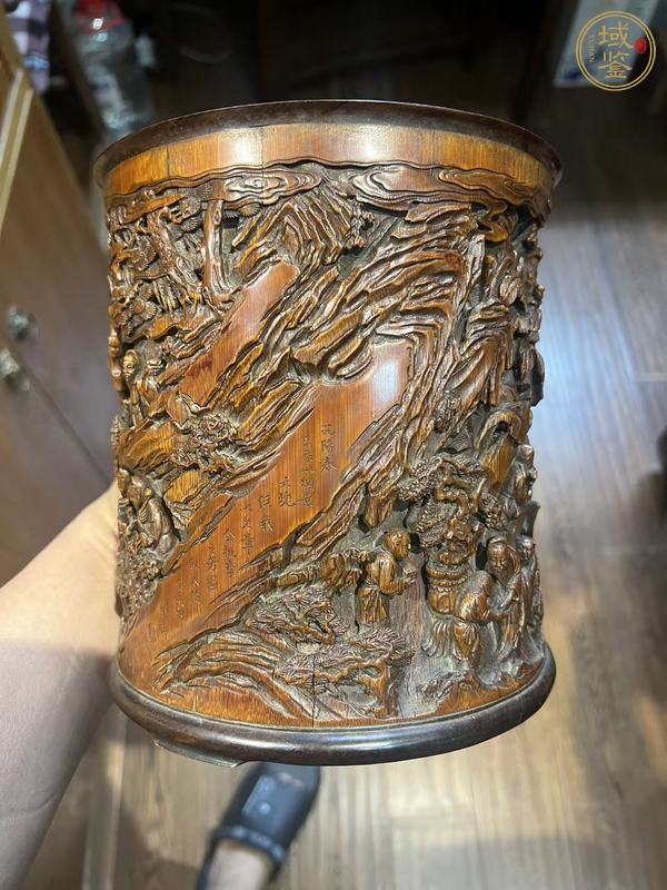 古玩雜項筆筒真品鑒賞圖
