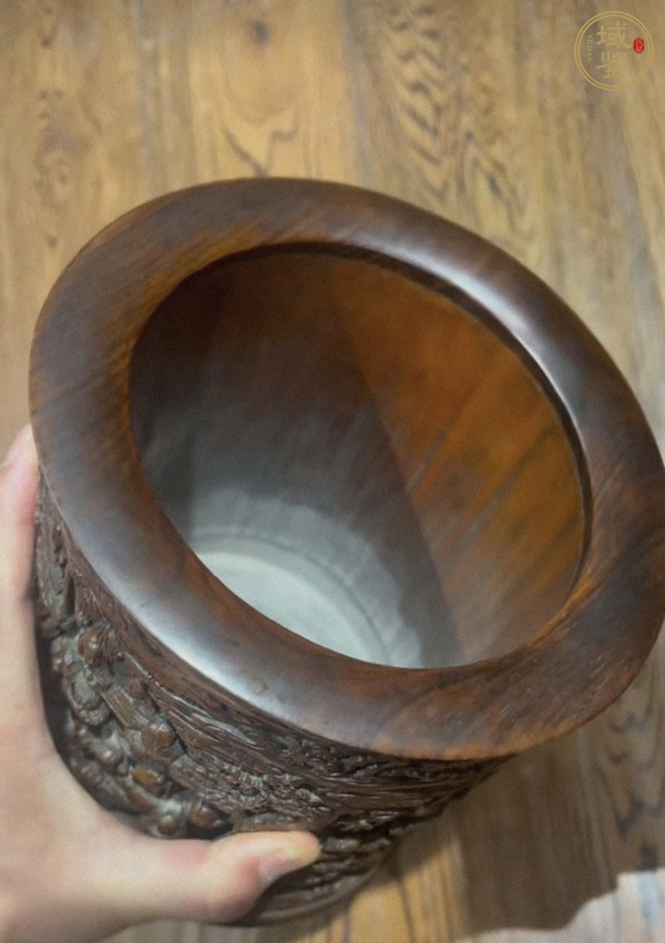 古玩雜項筆筒真品鑒賞圖