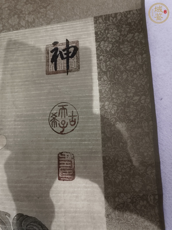 古玩字畫梁楷款羅漢圖立軸真品鑒賞圖