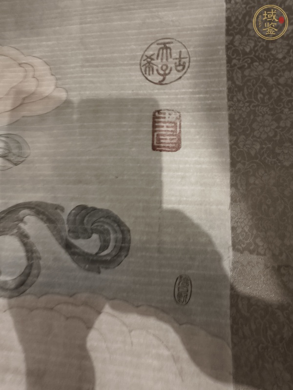 古玩字畫梁楷款羅漢圖立軸真品鑒賞圖