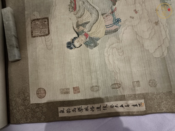 古玩字畫梁楷款羅漢圖立軸真品鑒賞圖