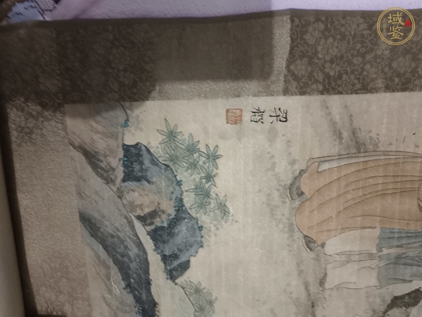 古玩字畫梁楷款羅漢圖立軸真品鑒賞圖