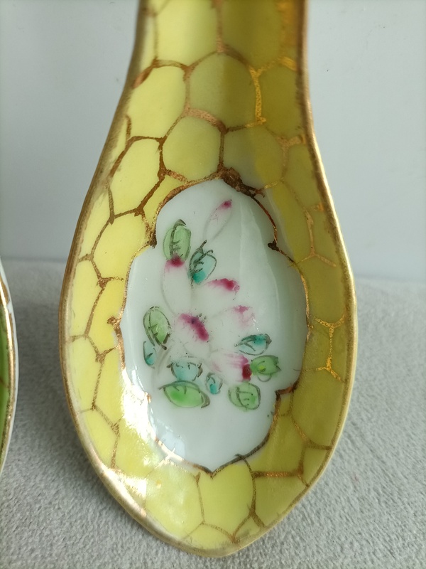 古玩陶瓷粉彩描金龍紋勺拍賣，當前價格299元