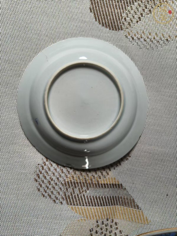 古玩陶瓷青花花鳥紋盤真品鑒賞圖