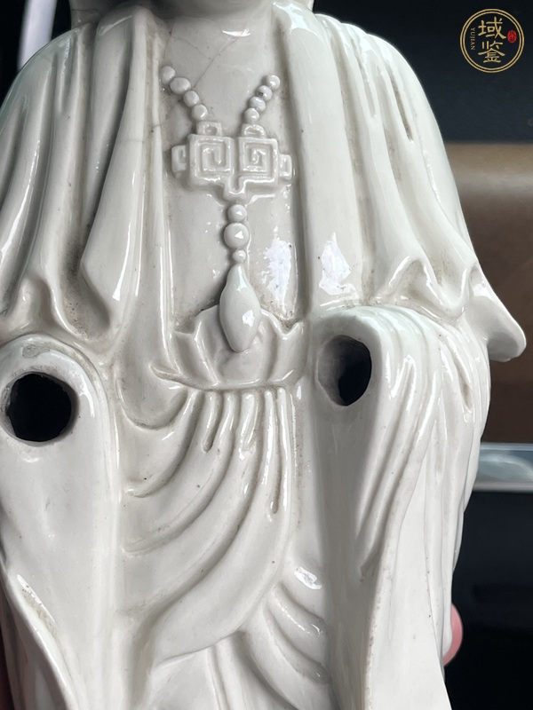 古玩陶瓷觀音塑像真品鑒賞圖